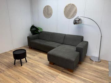 Trendhopper Hoekbank Antraciet – Lounge, 250 tot 300 cm, Gebruikt, 125 tot 150 cm, Hoekbank