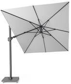 Challenger T2 zweefparasol 350x260 cm wit, Tuin en Terras, Parasols, Ophalen of Verzenden, Nieuw