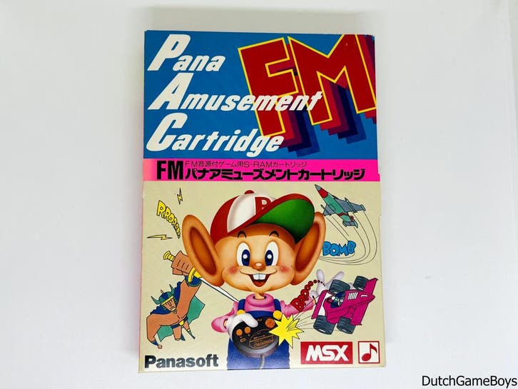 MSX - FM - Pana Amusement Cartridge + Reg. Card, Spelcomputers en Games, Spelcomputers | Overige, Gebruikt, Verzenden