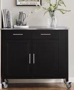 Keukentrolley met RVS Blad en Veel Opbergruimte – 107 cm, Huis en Inrichting, Keuken | Keukenelementen, Verzenden, Nieuw