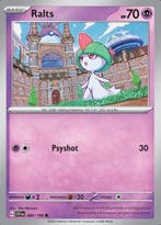 Ralts 084/198 reverse holo Scarlet en Violet, Ophalen of Verzenden, Nieuw, Losse kaart, Foil