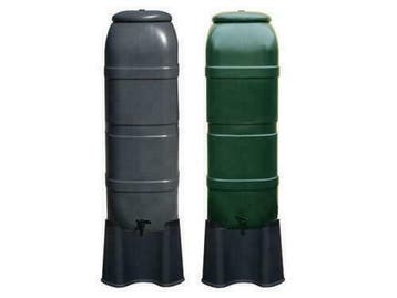 Regenton Slimline 100 liter antraciet of groen [rainsaver], Kunststof, Met kraantje, Ophalen of Verzenden, Nieuw