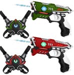 KidsTag lasergame set voor kinderen - 2 laserguns + 2, Ophalen of Verzenden, Nieuw