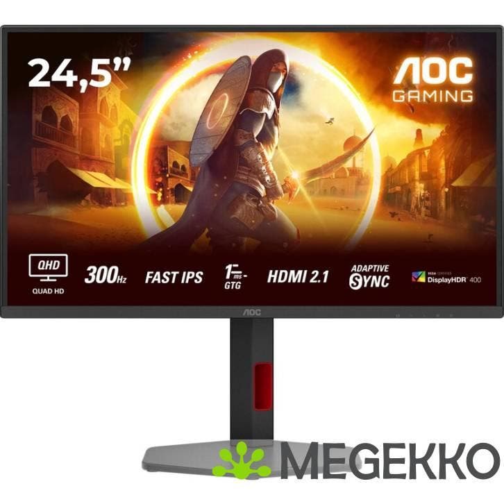 AOC Q25G4SR 25  Quad HD 300Hz IPS Gaming Monitor, Computers en Software, Monitoren, Nieuw, Verzenden