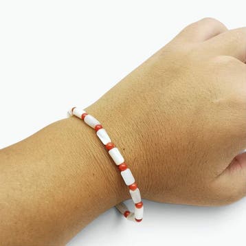 Koraal - Zilver - Armband - Italiaans vakmanschap