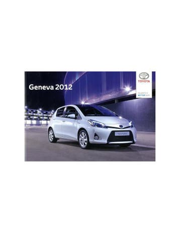 2012 TOYOTA GENEVE PERSMAP + USB, Nieuw, Toyota, Author