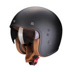 Scorpion Belfast Evo Luxe Matt Zwart Jethelm, Motoren, Jethelm, XXL, Nieuw met kaartje, Overige merken