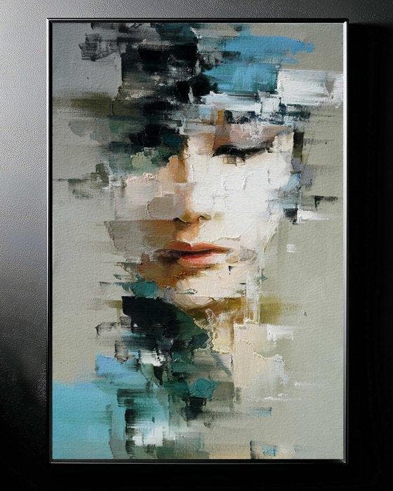 Elio - Echoes Behind the Mask, Antiek en Kunst, Kunst | Schilderijen | Modern