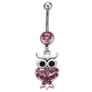 Fako Bijoux - Navelpiercing - Uiltje - Roze, Verzenden, Nieuw