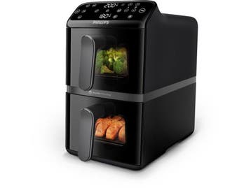 Philips Dual-Stacked Airfryer 4000 Series - NA460/00 - 10 L, Verzenden, Zo goed als nieuw