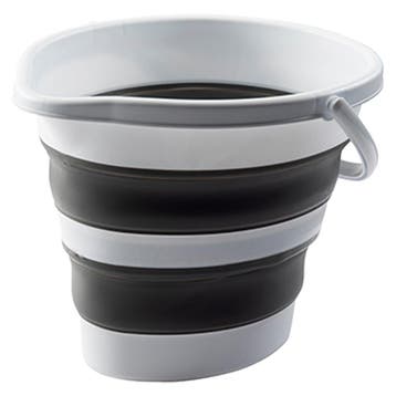 ViaMondo Emmer Opvouwbaar Grijs/Wit 10L, Ophalen of Verzenden, Nieuw