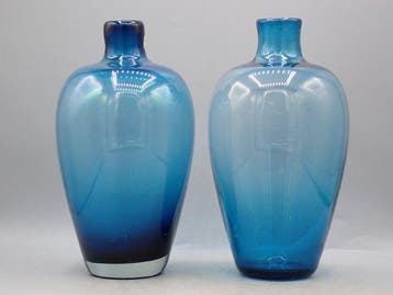 Glasfabriek Leerdam - Floris Meydam - Vaas (2) - Glas -, Antiek en Kunst