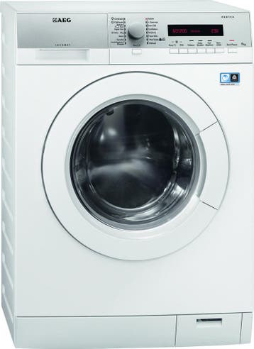 AEG L76475nfl - Wasmachine - 7 kg - 1400 tpm - Stoomfunctie, Ophalen of Verzenden, Zo goed als nieuw, Voorlader, 85 tot 90 cm