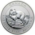 Canada Arctic fox 1.5 oz 2014, Verzenden, Noord-Amerika, Losse munt, Zilver