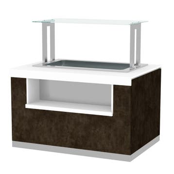 GGM Gastro | Buffet warmhoud PRAG - 1400mm - met bain-marie, Verzenden