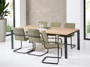 Nieuw Directievergadertafel Deluxe 220x110cm Dutch office, Ophalen of Verzenden, Nieuw in verpakking