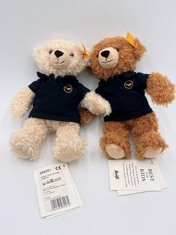 Steiff - Speelgoed Steiff × Lufthansa Teddy Bear Set (2) –