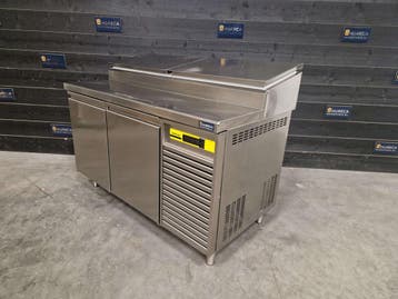 Koelwerkbank | saladette | RVS | 150 cm | 230V | horeca, Gebruikt, Koelen en Vriezen