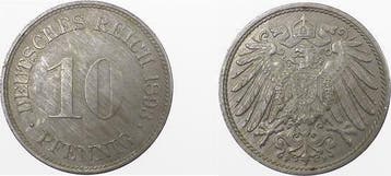 10 Pfennig Kaiserreich 1893f, Verzenden
