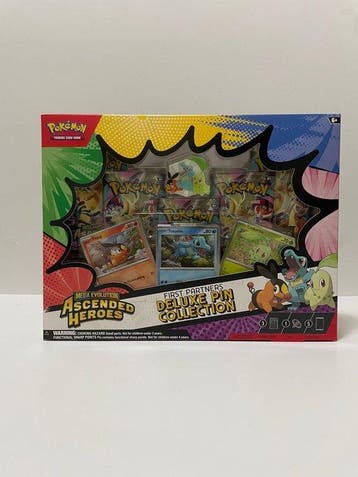 Pokémon - 1 Box - First Partners Deluxe Pin Collection, Nieuw