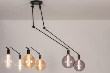Rietveld Hanglampen - Zwart - Metaal, Verzenden, Nieuw