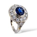 Ring - 18 karaat Witgoud, 18k witgoud ring met 3,5 ct, Sieraden, Tassen en Uiterlijk, Ringen, Nieuw