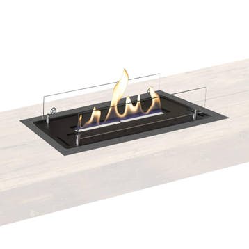 Xaralyn Bio-ethanol brander L met inbouwprofiel Zwarte, Verzenden, Nieuw, Inbouwhaard, Elektrische haard