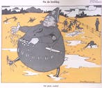 Landdag van de NSB op spotprent (lijst optie, Lithos), Verzenden