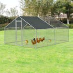 Kippenren Wels buitenren 3x4x2 m donkergroen pro.tec, Dieren en Toebehoren, Verzenden, Nieuw