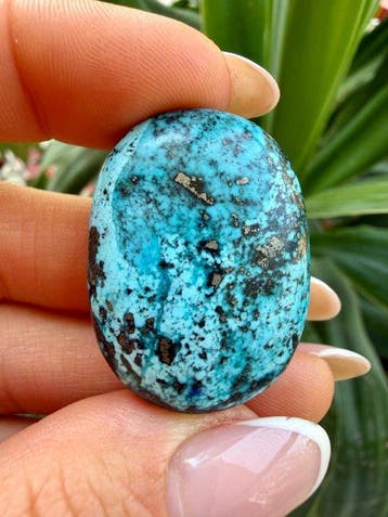 Turquoise Echte edelsteen! Topkleur Turkoois uit Neishabour,, Verzamelen, Mineralen en Fossielen