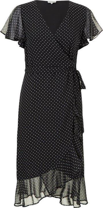 Promiss Fancy Dot Dames Jurk - Maat 34, Verzenden, Nieuw
