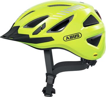 Fietshelm ABUS URBAN-I 3.0 MIPS signal yellow L - 56-61 cm -, Fietsen en Brommers, Ophalen of Verzenden, Zo goed als nieuw, Abus