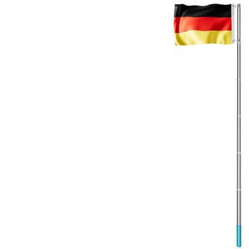 Aluminium vlaggenmast 650cm incl Duitsland vlag, Verzenden, Nieuw