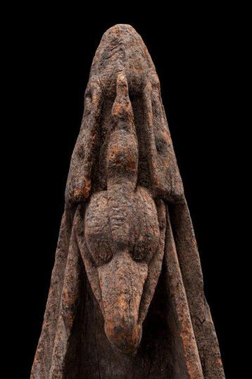 Zeer oud Kanusteven - Murik Lagune- Sepik-mondingsgebied