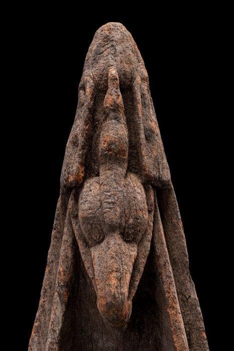 Zeer oud Kanusteven - Murik Lagune- Sepik-mondingsgebied, Antiek en Kunst, Kunst | Niet-Westerse kunst