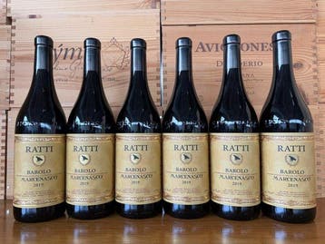 2019 Ratti Marcenasco - Barolo - 6 Flessen (0.75 liter), Nieuw