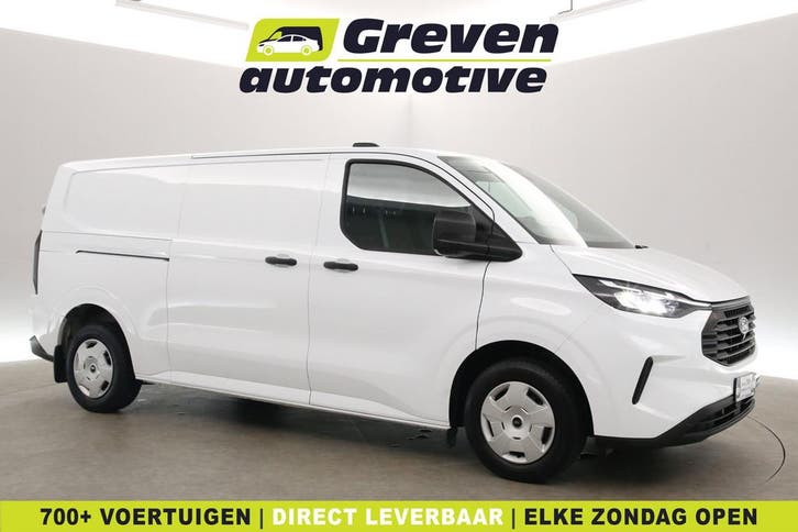 Ford Transit Custom 2.0 TDCI L2H1 Trend, Auto's, Bestelauto's, Onderhoudsboekje, Lease, Handgeschakeld, Wit, Ford, Financial lease