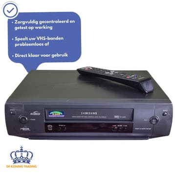 Samsung SV-220X | VHS Videorecorder | Videospeler | VHS, Verzenden, Gebruikt, VHS-speler of -recorder