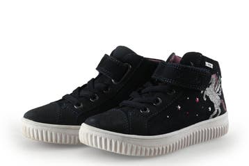 Lurchi Sneakers Meisjes in maat 28 Blauw, Verzenden, Jongen of Meisje, Schoenen, Zo goed als nieuw