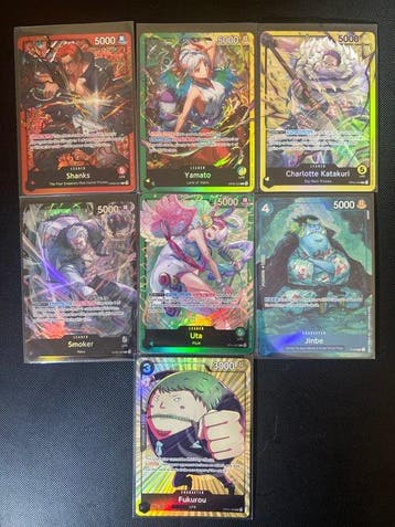Bandai - 7 Card - One Piece - Shanks Foil, Promo card, Nieuw