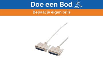 Bieden: Roline D-Sub 25-Pin Male to Male RS232 Serial Data, Ophalen of Verzenden, Nieuw, Kabel of Apparatuur