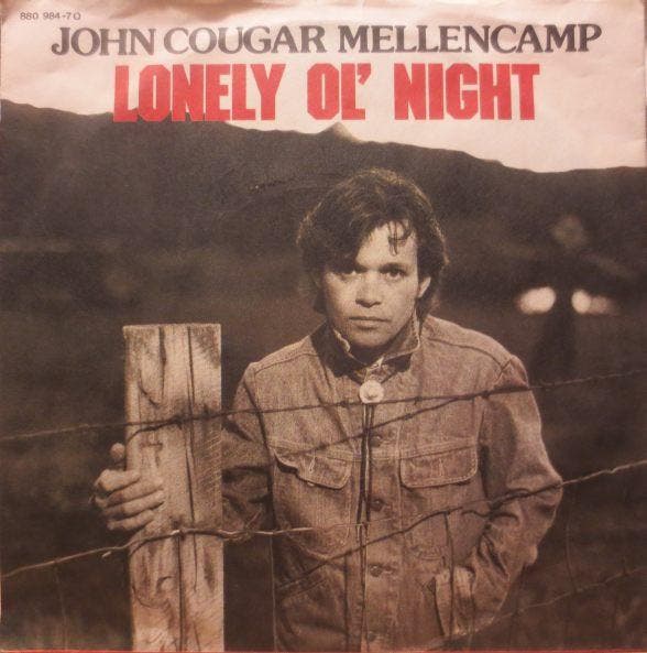 John Cougar Mellencamp - Lonely Ol Night, Cd's en Dvd's, Vinyl | Pop, Gebruikt, Ophalen of Verzenden