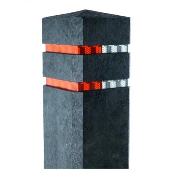 Diamantkoppaal Gerecycled Kunststof 15x15x140 cm, Verzenden