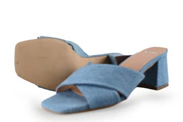 Manfield Muiltjes in maat 37 Blauw, Overige typen, Zo goed als nieuw, Manfield, Verzenden
