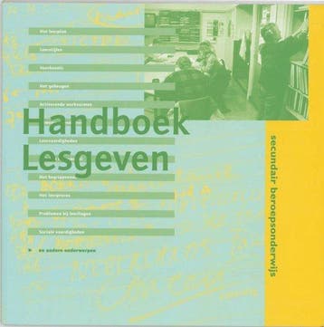 Handboek lesgeven in het secundair beroepsonderwijs, Verzenden, Gelezen, E. de Boer