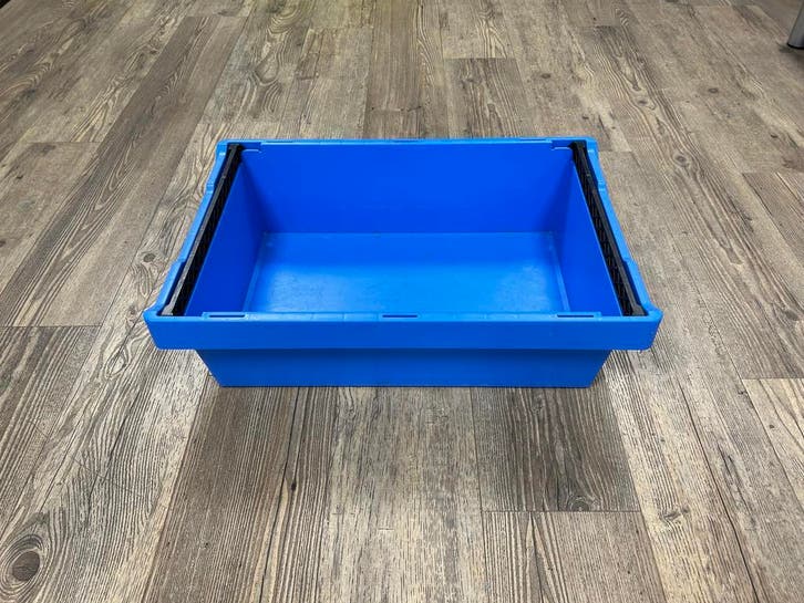 opslagbakken 60x40x17 cm Auer MB 6417 met stapelbeugel, Doe-het-zelf en Verbouw, Kratten en Dozen, 50 tot 75 cm, Zo goed als nieuw