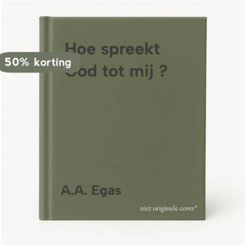 Hoe spreekt God tot mij ? 9789033123023 A.A. Egas, Verzenden, Gelezen, A.A. Egas