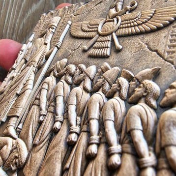 De Overwinning van Darius de Grote, circa 520 v.Chr. -