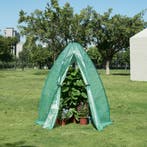 [en.casa] Tuinkas Hunze foliekas 183xØ160 cm groen, Tuin en Terras, Tuinhuizen, Verzenden, Nieuw