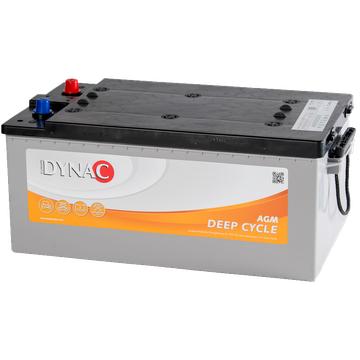 Dynac Deep Cycle AGM accu 12 volt 220 ah, Caravans en Kamperen, Camper-accessoires, Nieuw, Ophalen of Verzenden